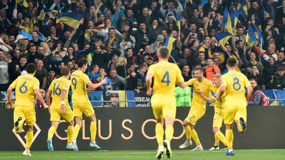 Украина в рейтинге самых дорогих сборных по футболу 2020: рейтинг