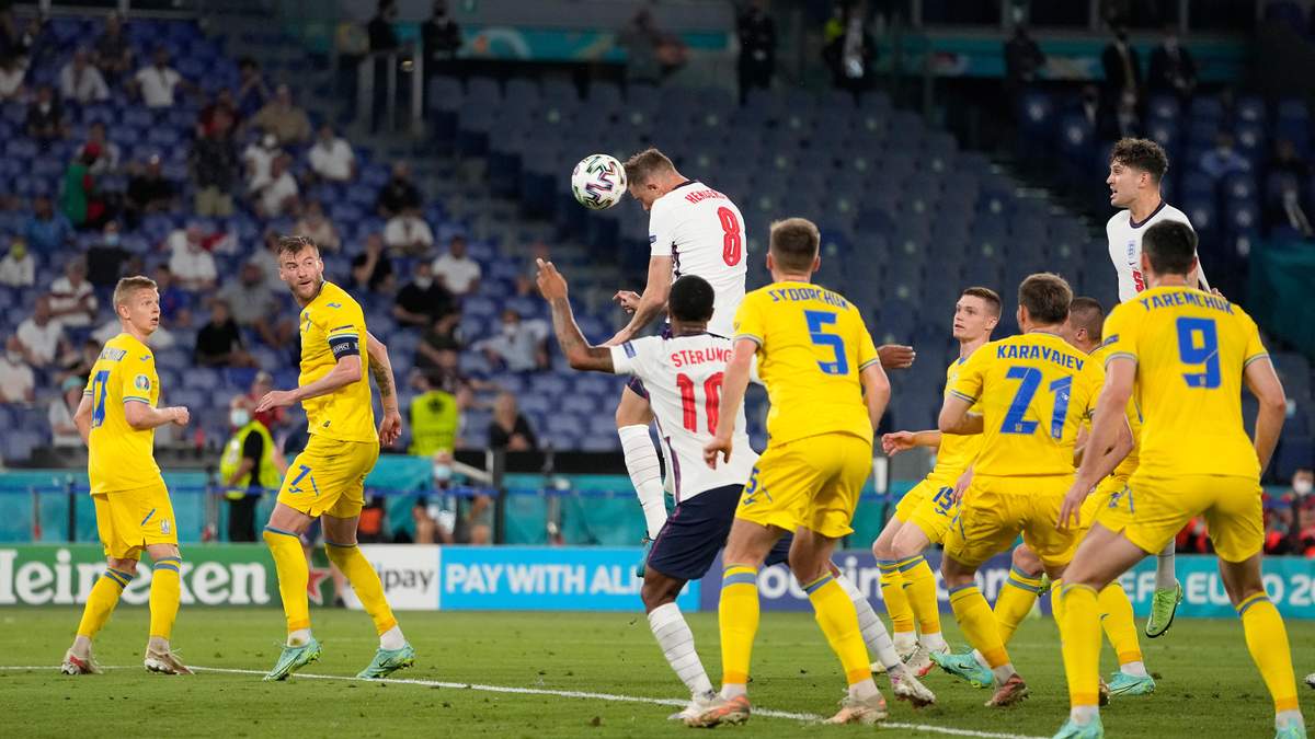 Англия громит Украину в четвертьфинале: проваленный старт и ужас на стандартах – видеообзор