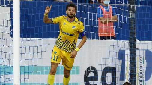 У нас спільний ворог, – грузинський футболіст відсвяткував гол на Кіпрі з українським прапором
